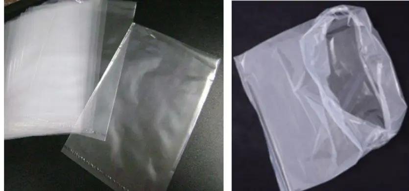 plastic flat open bag